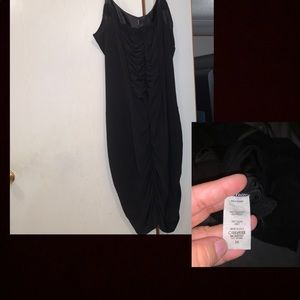 Black spaghetti strap dress